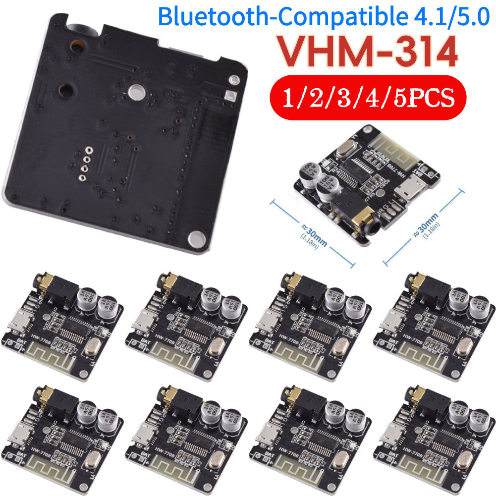 Audio Music Mp3 - 1-5PCS 3.7-5V VHM-314 Bluetooth Audio Receiver