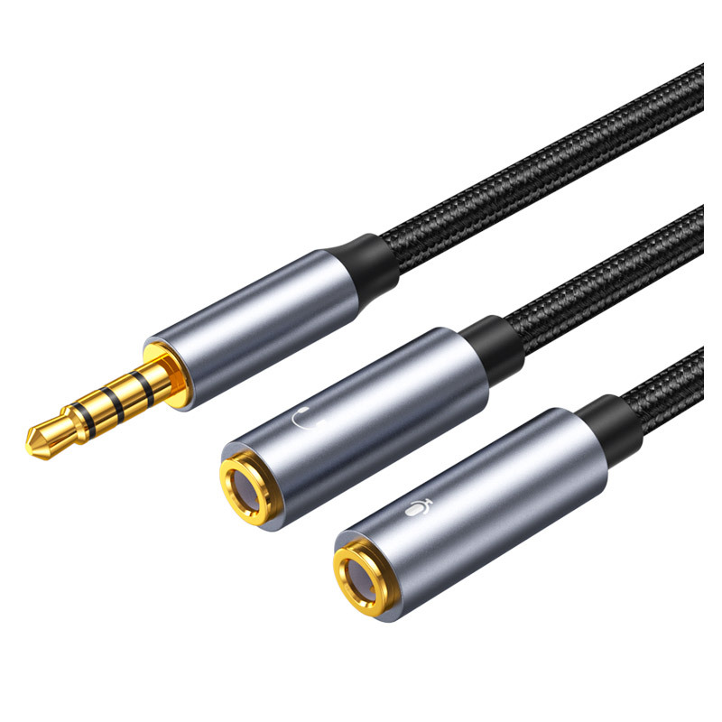 Audio Music Splitter - 3.5mm Jack Aux Audio Cable Male