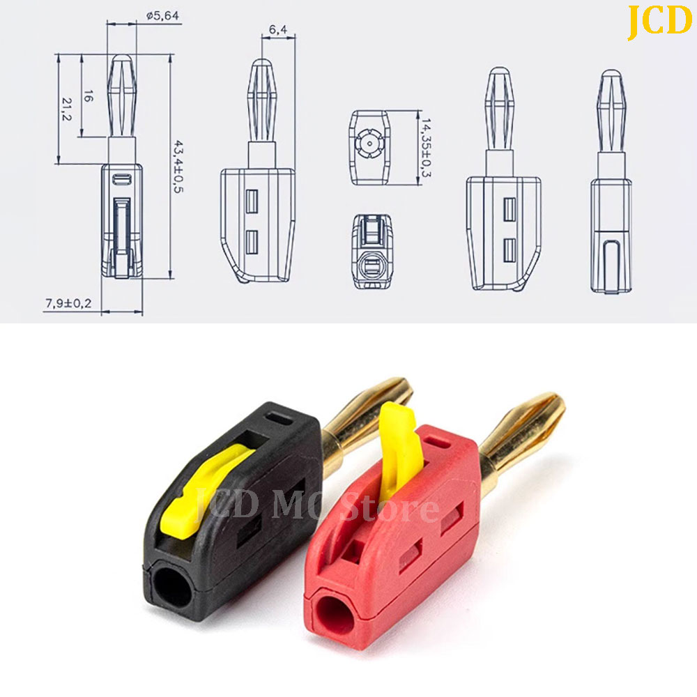 4mm Banana Plug 32A Banana Con - Audio Music Test ulasan dan harga
