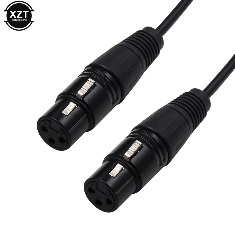 New 3-Pin XLR Male Plug to Dua - Audio Music Splitter ulasan dan harga