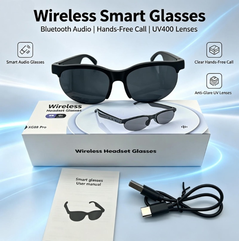 Smart Glasses Bluetooth Call M - Audio To Music ulasan dan harga