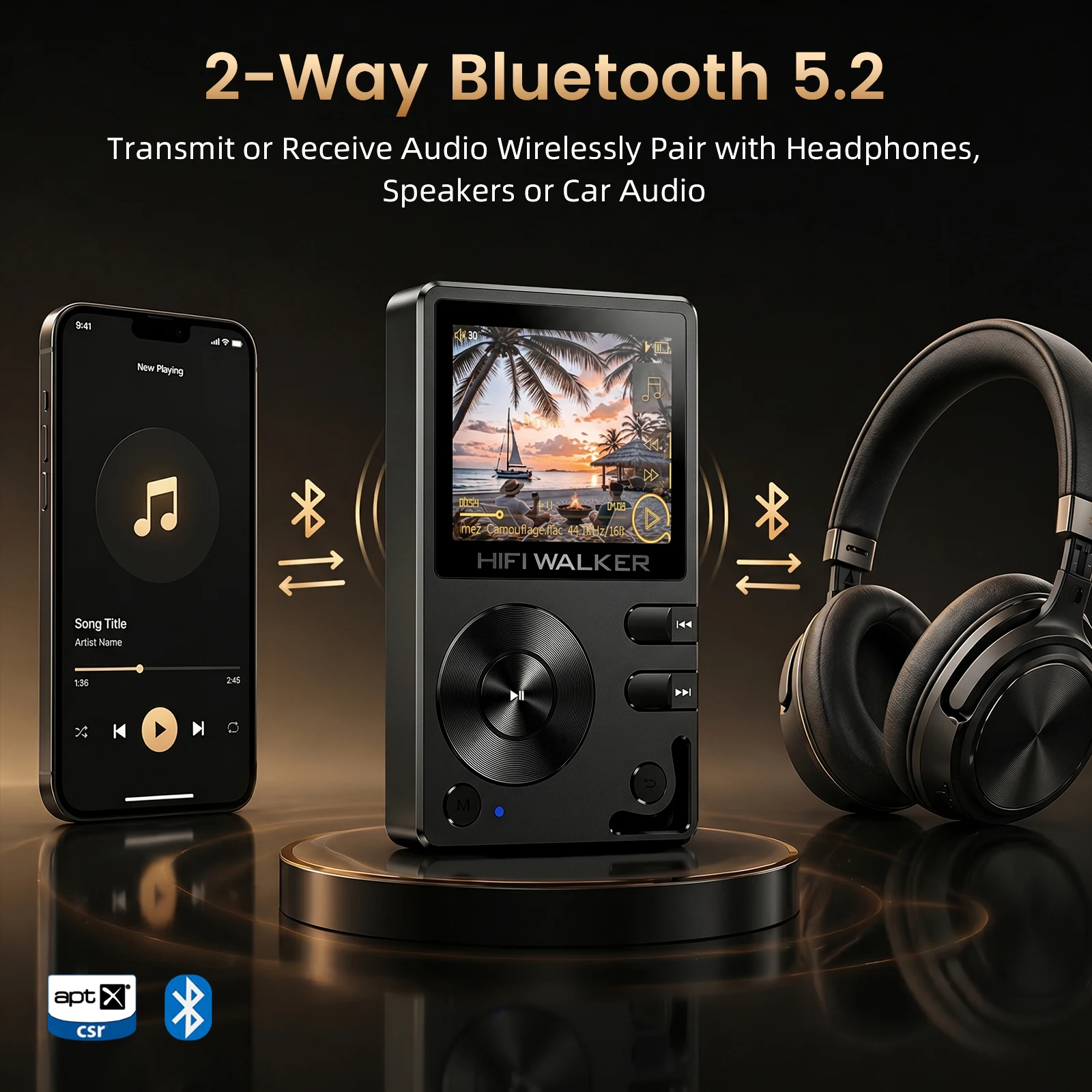 DAP HIFI Player, Bluetooth 5.2 - Audio Music Offline ulasan dan harga