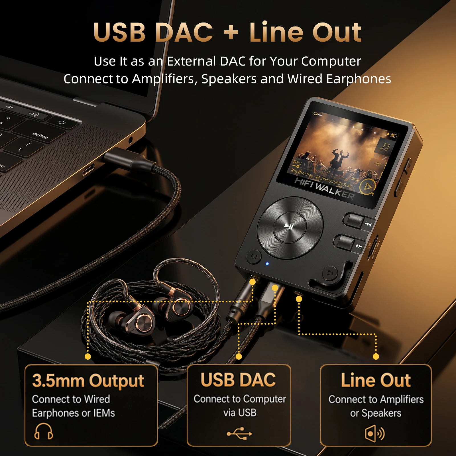 DAP HIFI Player, Bluetooth 5.2 - Audio Music Offline ulasan dan harga