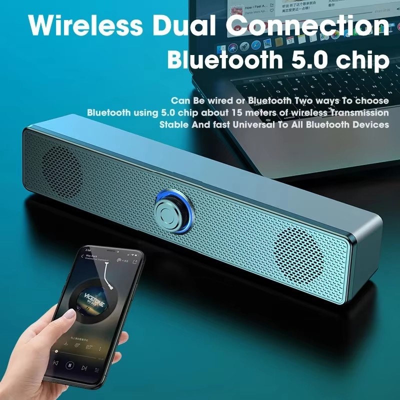 Music Soundbar Computer Caixa  - Audio Music Player Pc ulasan dan harga