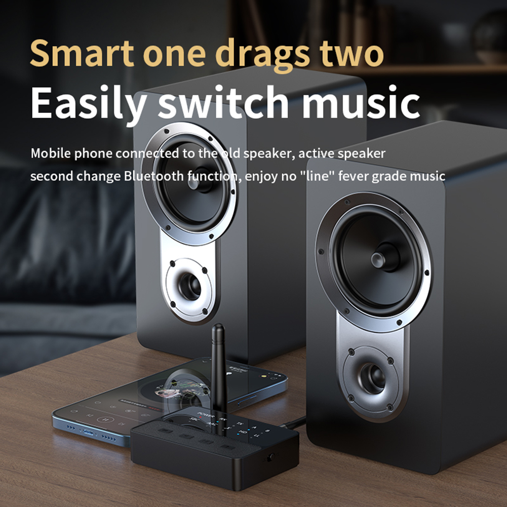 2 In 1 Bluetooth 5.3 aptX/HD/L - Audio Music Player Pc ulasan dan harga