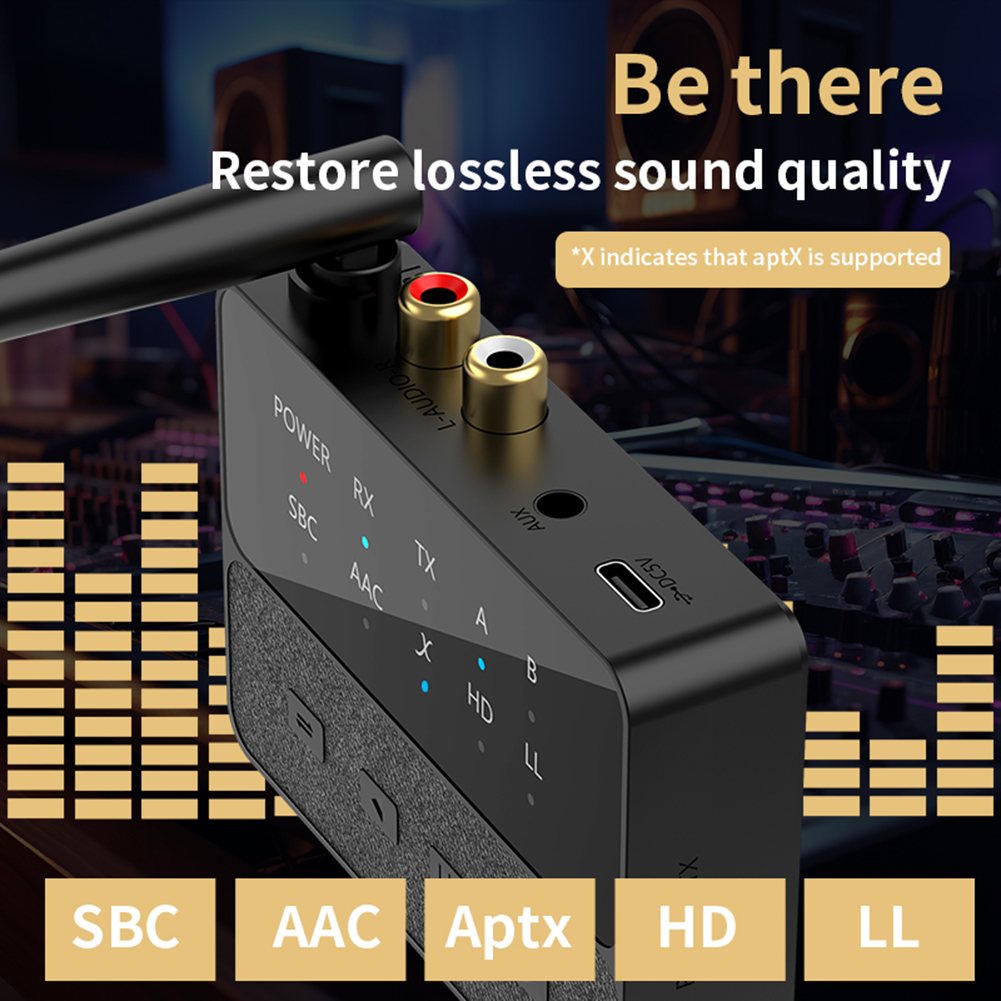 2 In 1 Bluetooth 5.3 aptX/HD/L - Audio Music Player Pc ulasan dan harga