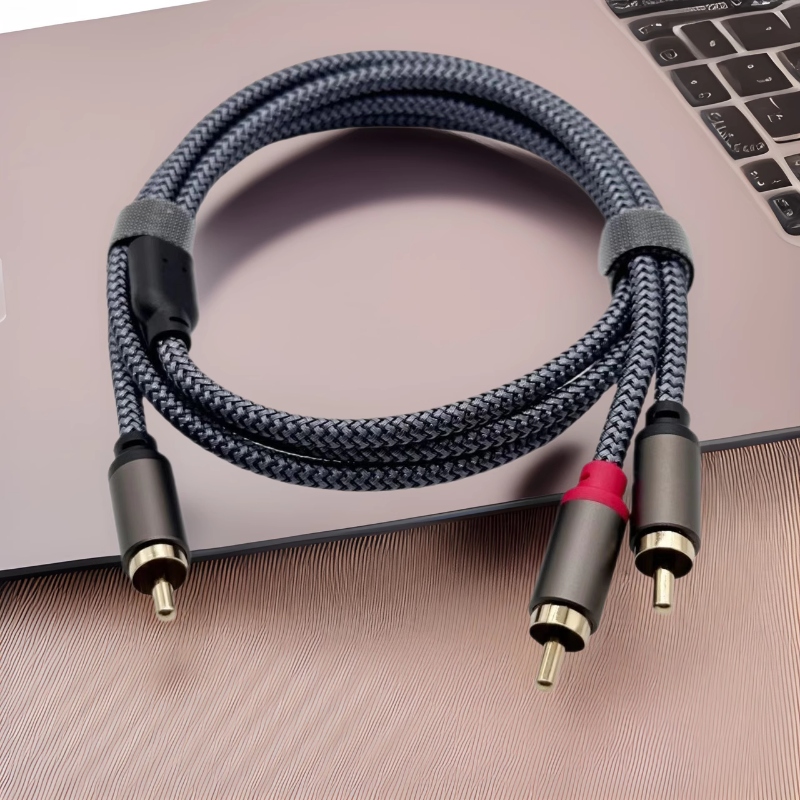 0.3/0.5/3m Short RCA Splitter  - Audio Music Splitter ulasan dan harga