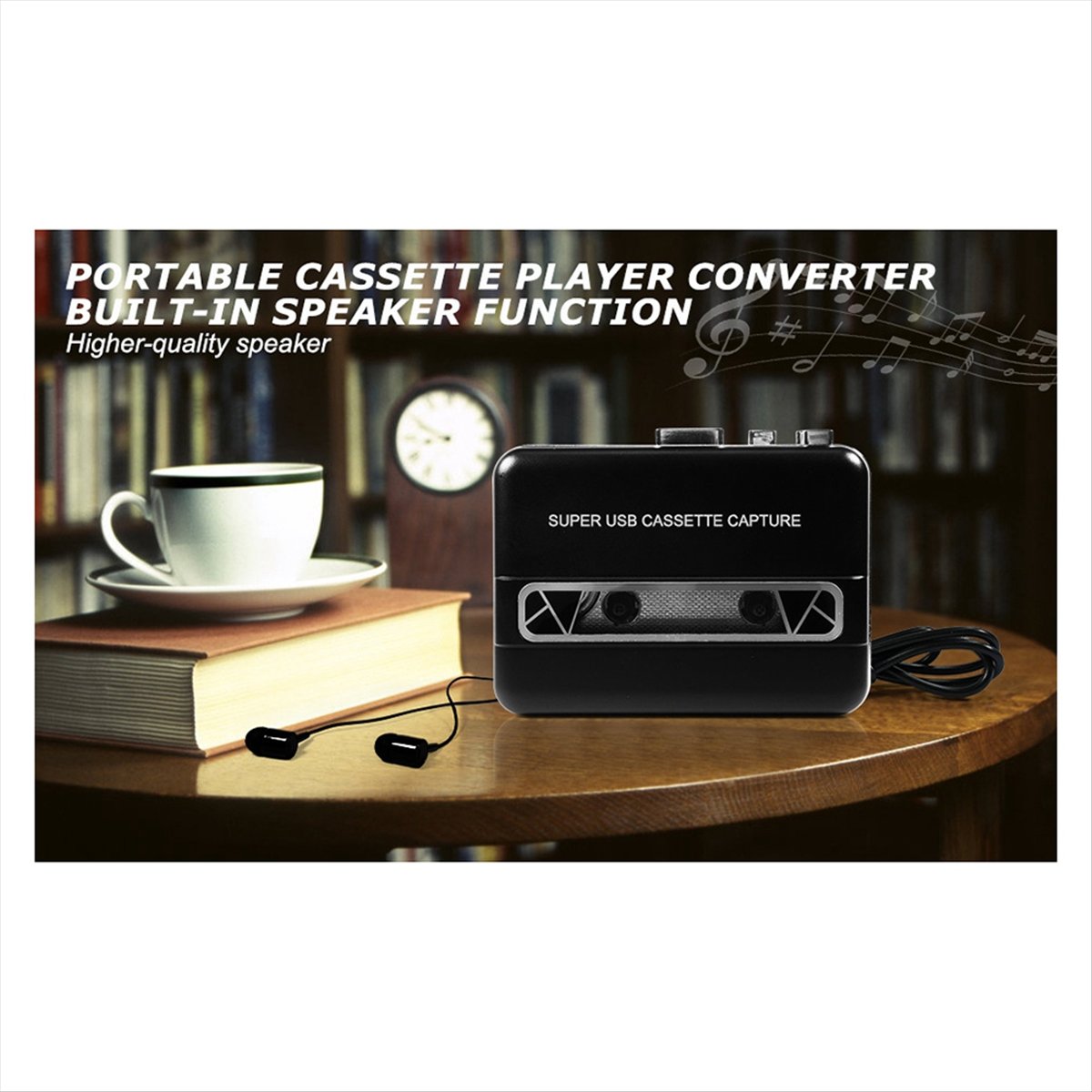 (DT37) Upgrade USB Cassette Ta - Audio Music Player Pc ulasan dan harga
