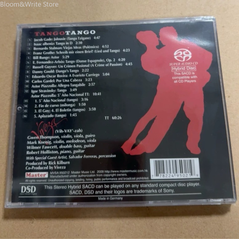 Tango Dance Music CD HIFI Audi - Audio Music Test ulasan dan harga