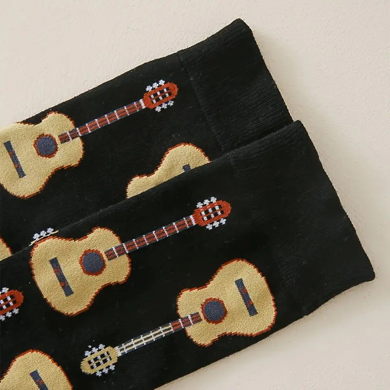 1 Pair Men Guitar Printed Mid  - Guitar Slide Tube ulasan dan harga