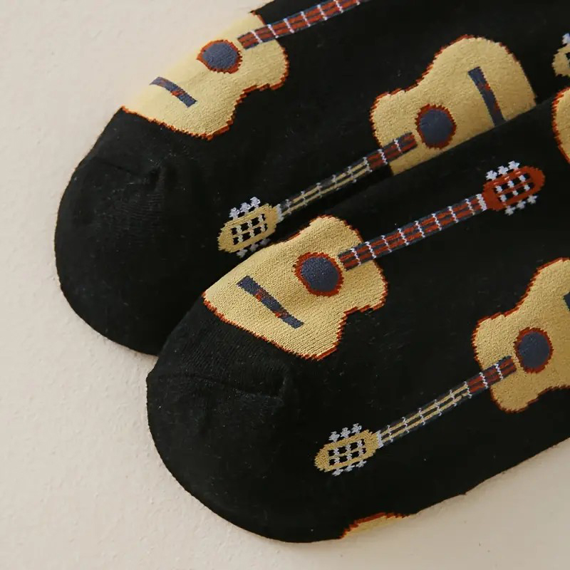 1 Pair Men Guitar Printed Mid  - Guitar Slide Tube ulasan dan harga
