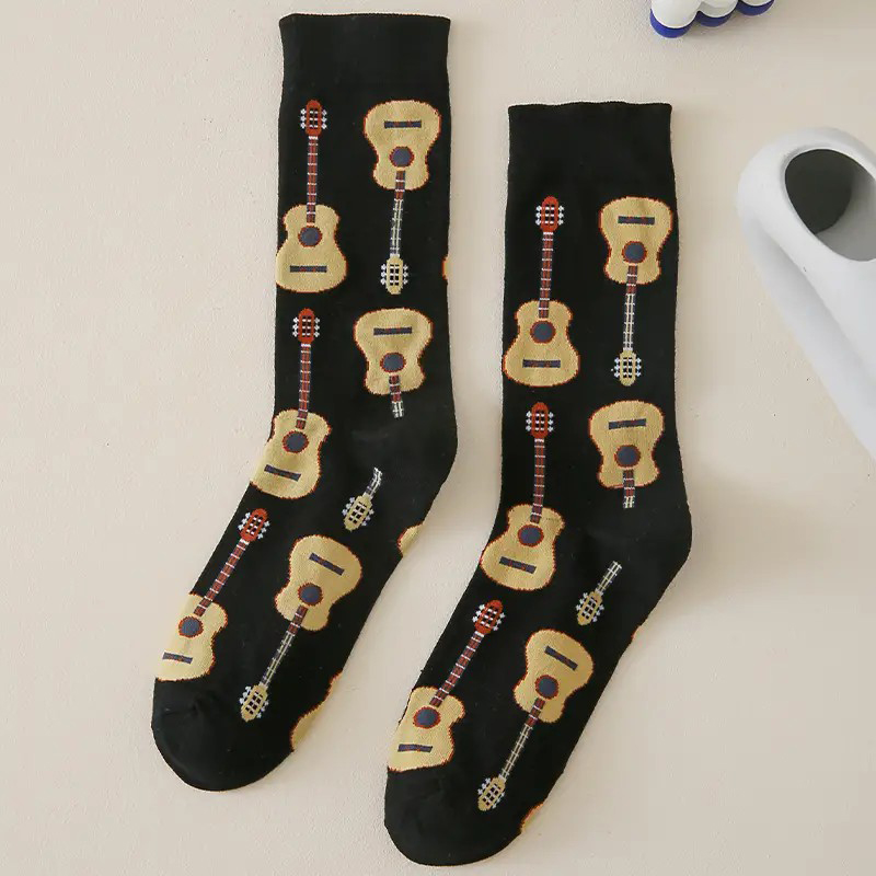 1 Pair Men Guitar Printed Mid  - Guitar Slide Tube ulasan dan harga