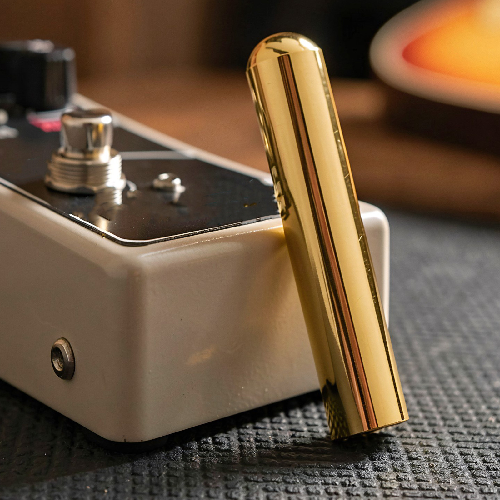 Solid Steel Guitar Slide Golde - Guitar Slide Tube ulasan dan harga