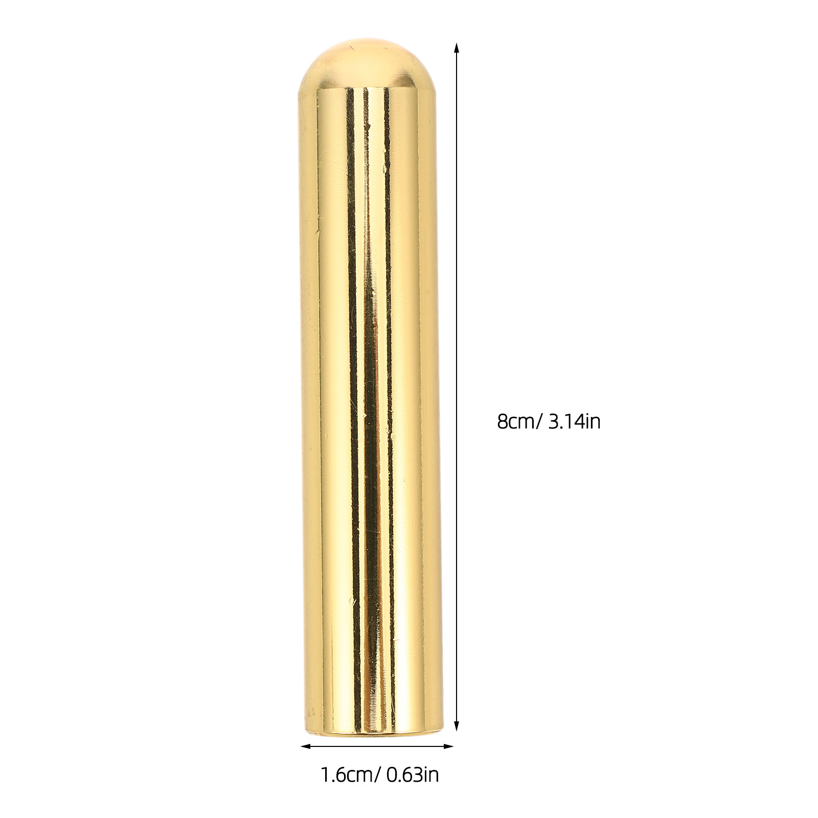Solid Steel Guitar Slide Golde - Guitar Slide Tube ulasan dan harga