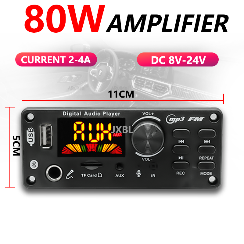 80W Bluetooth 5.0 MP3 Decoder  - Audio Music Mp3 ulasan dan harga