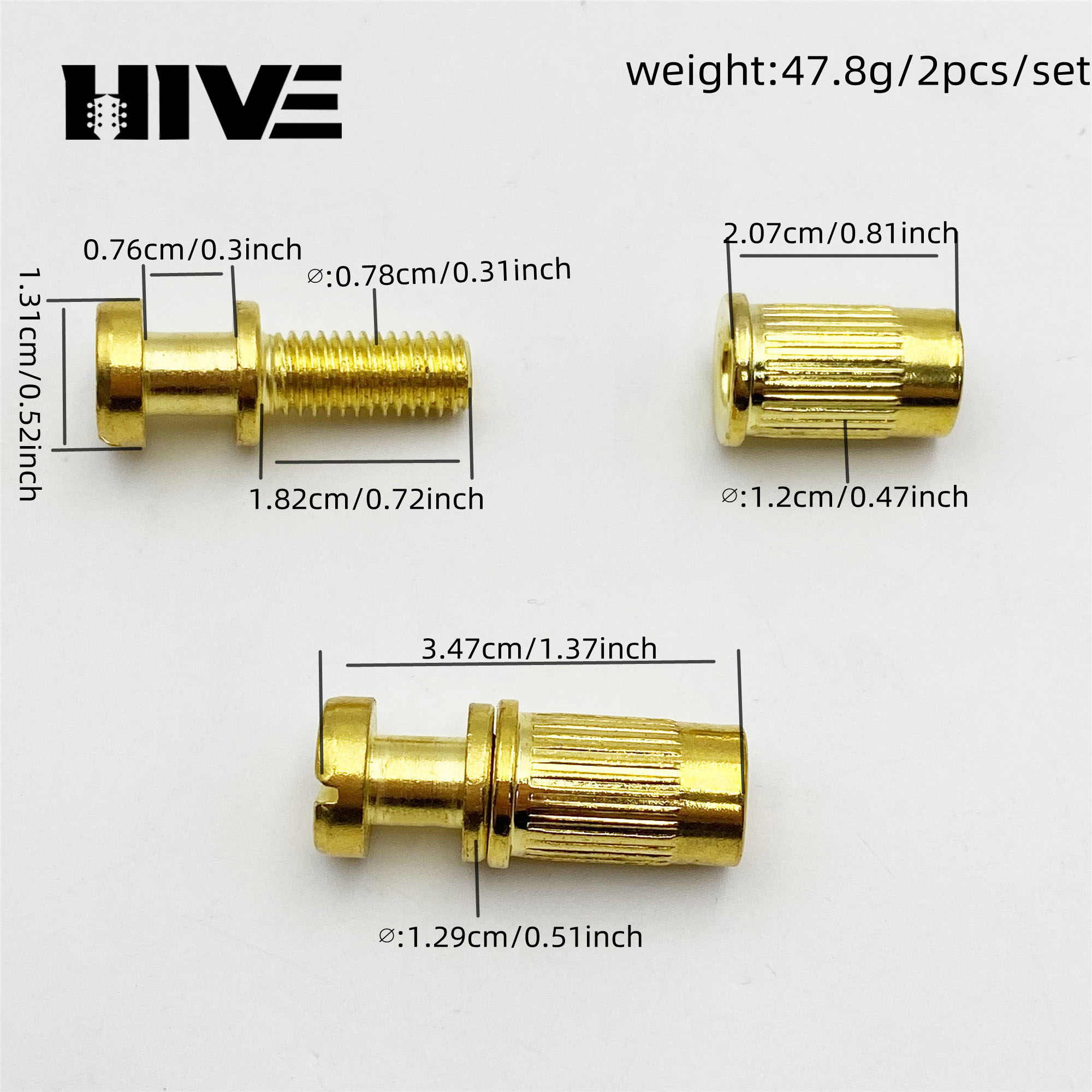 2Pcs Electric Guitar Bridge Po - Guitar Slide Tube ulasan dan harga