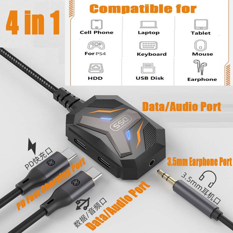 Type C Splitter USB C to 3.5mm - Audio Music Splitter ulasan dan harga