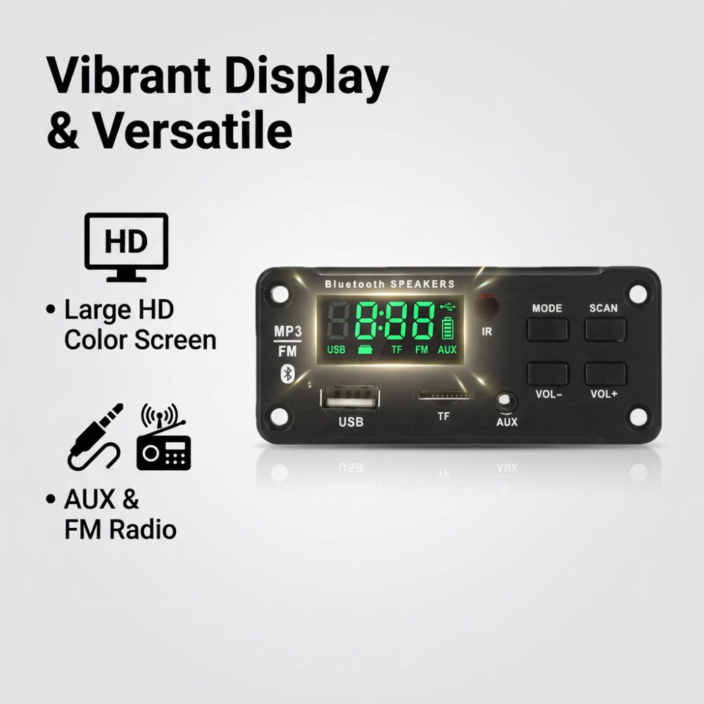 50W Amplifier Bluetooth MP3 WM - Audio Music Mp3 ulasan dan harga