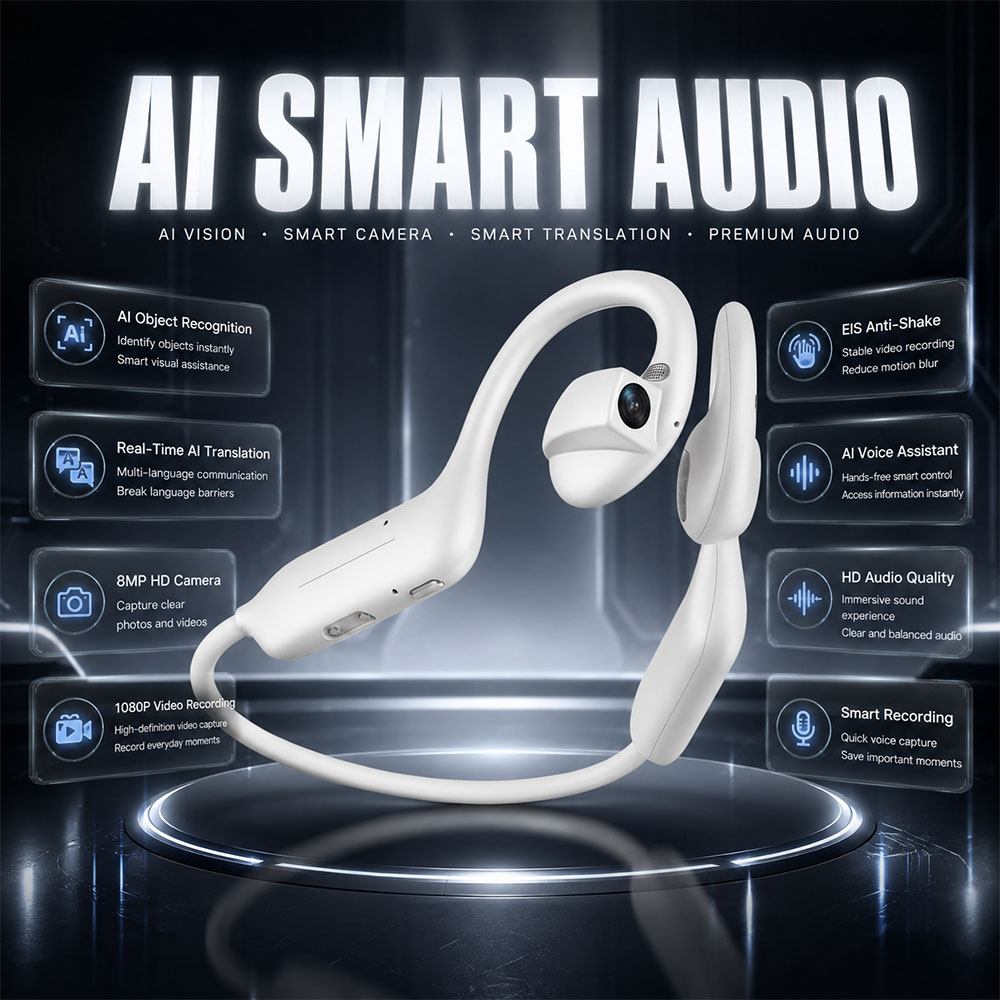 NEW 1080P UHD Bluetooth Earpho - Audio To Music ulasan dan harga