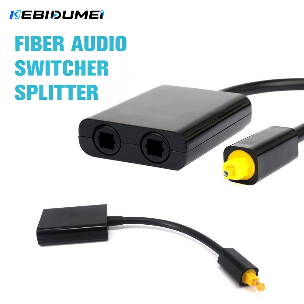 KEBIDUMEI Toslink 1 in 2 Out O - Audio Music Splitter ulasan dan harga