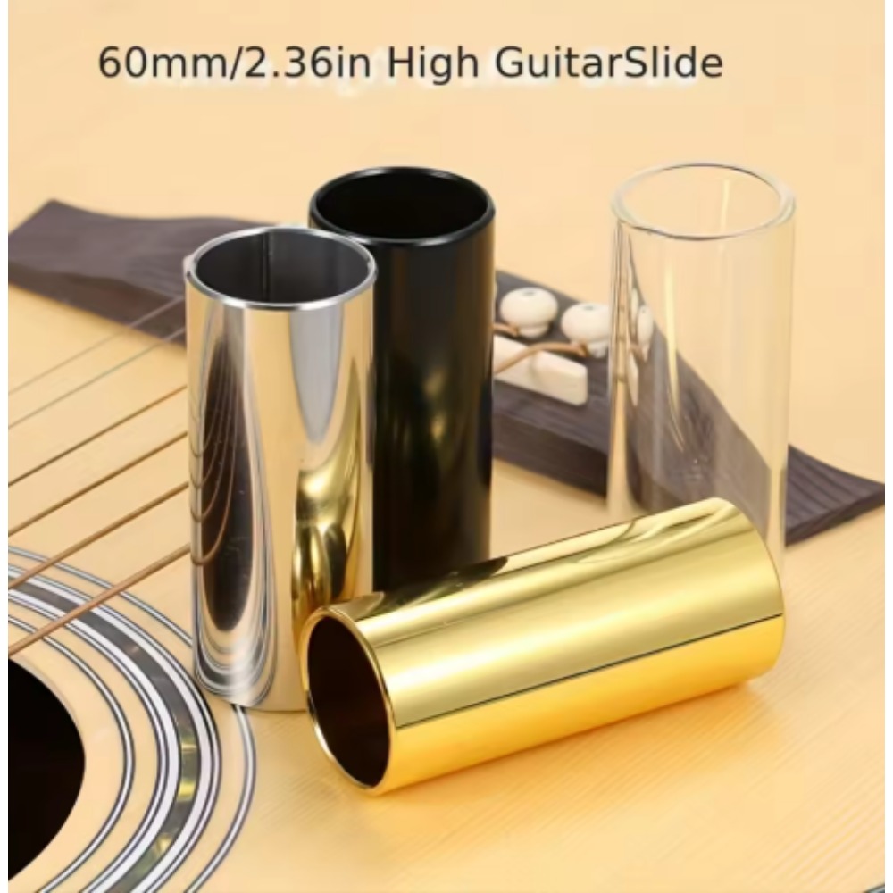 60mm Stainless steel guitar sl - Guitar Slide Tube ulasan dan harga