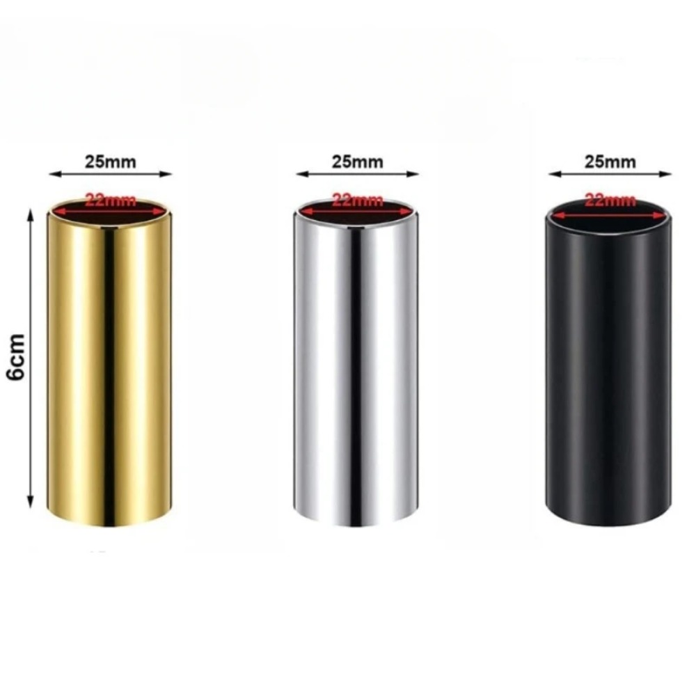 60mm Stainless steel guitar sl - Guitar Slide Tube ulasan dan harga